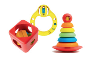 Bioserie Toys are made from plant-based plastic.
