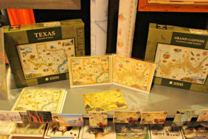 XPlorer Maps are hand-drawn to provide education on geography, terrain and wildlife of a given region.