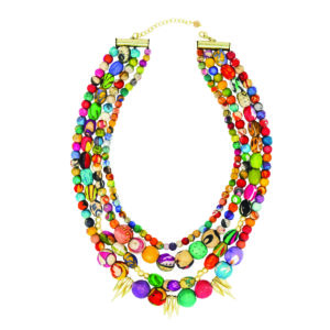 Spiked Kantha Necklace from World Finds