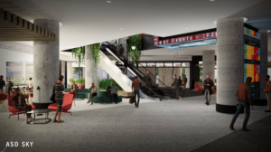 AmericasMart NEXT initiative drawing of new lobby