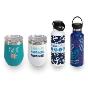 Drinkware from Elsie & Zoey, a Howards Inc. brand